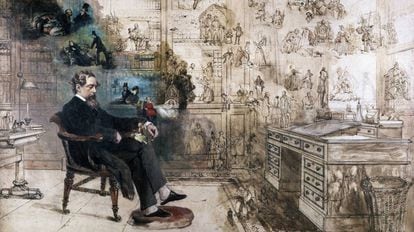 El sueño de Dickens, de Robert Williams Buss.