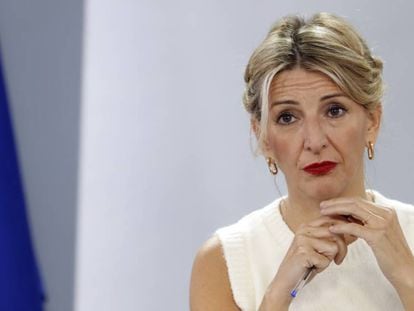 La vicepresidenta segunda y ministra de Trabajo, Yolanda Díaz.