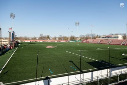 Actual sede de los NYCFC, el Belson Stadium de la Universidad St. John's, en Queens.