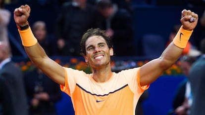 Nadal, tras ganar el Godó.