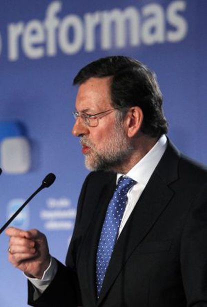 Rajoy, el pasado 17 de diciembre.
