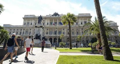El palacio de Justicia de Roma, donde se celebran varios juicios contra Berlusconi.