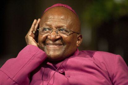 El arzobispo sudafricano Desmond Tutu.