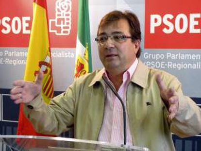 El secretario general del PSOE extremeño, Guillermo Fernández Vara. EFE/Archivo
