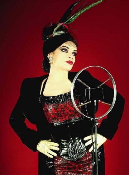 La cantante Nina Hagen.