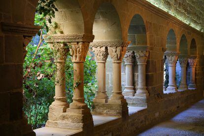 Detalle del claustro de Sant Benet, considerado una de las joyas del románico catalán.