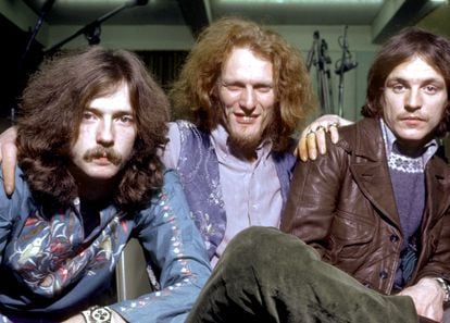 Eric Clapton, Ginger Baker y Jack Bruce: Cream en 1968.
