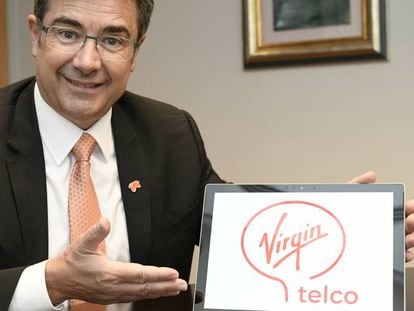 José Miguel García, consejero delegado de Euskaltel, en el lanzamiento de Virgin Telco.