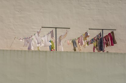 Clothes hanging in Jerez de la Frontera.