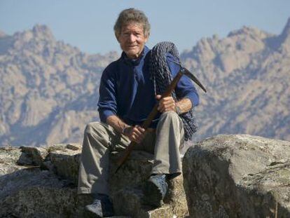 El alpinista Carlos Soria tras su &uacute;ltima expedici&oacute;n a Nepal.