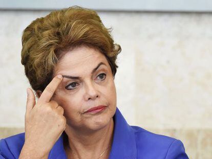 La presidenta Dilma Rousseff este martes.