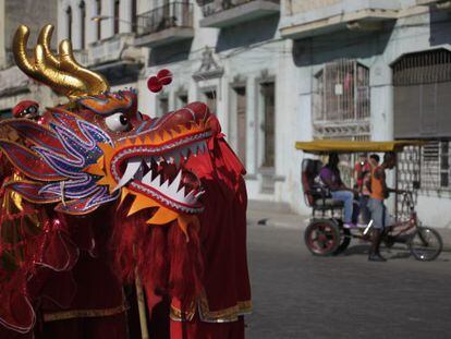 Celebraci&oacute;n del A&ntilde;o Nuevo chino en La Habana en 2014.
