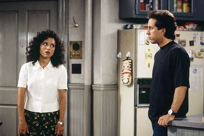 Julia Louis-Dreyfus y Jerry Seinfeld en un escena de ‘Seinfeld’.