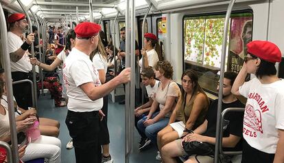 Guardian Angels, al Metro de Barcelona.