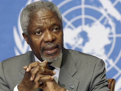 Kofi Annan, en Ginebra, en 2006.