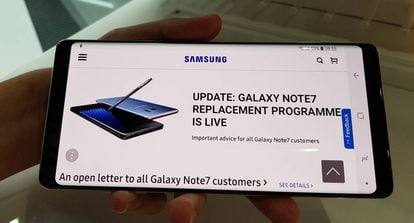 Samsung quiere dejar el atr&aacute;s el fiasco del Note 7 y sus bater&iacute;as explosivas