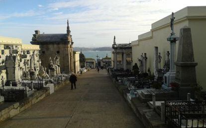 Cementerio mar&iacute;timo de San Amaro, en A Coru&ntilde;a. 