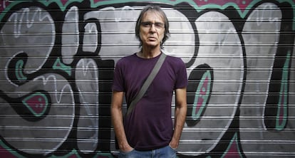 Isaac Cuende, antiguo trabajador de Glovo que ha denunciado a la empresa, el miércoles en Madrid