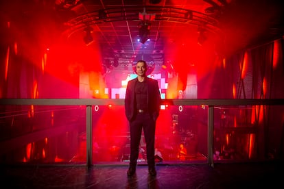 David Manrique, jefe de sala de la discoteca Shoko, en Madrid.