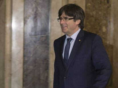 El presidente de la Generalitat, Carles Puigdemont.