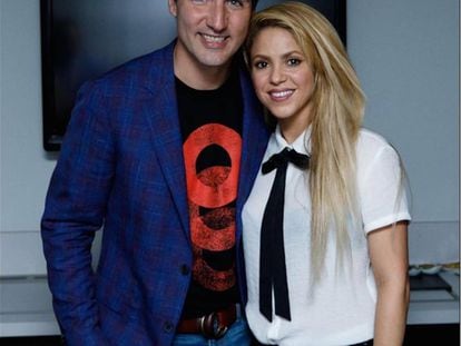 El primer ministro canadiense Justin Trudeau y Shakira, en la imagen que ha publicado la cantante en su Instagram.