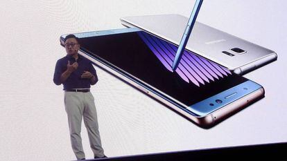 Presentación del Samsung Galaxy Note 7 en Seúl.