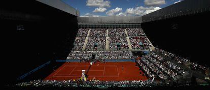 Imagen de la Caja Mágica, sede del Mutua Madrid Open de tenis.