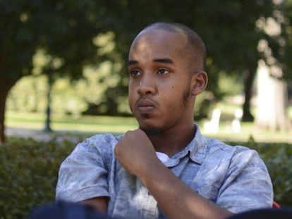 Abdul Razak Ali Artan en el campus de la universidad de Ohio en Columbus.