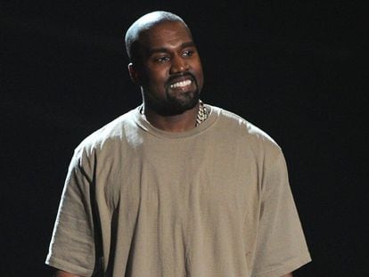 Kanye West durante los MTV Video Music Awards de 2015.