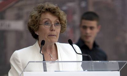 La administradora de RTVE, Rosa María Mateo, en junio de 2010 en una entrega de premios en Madrid.