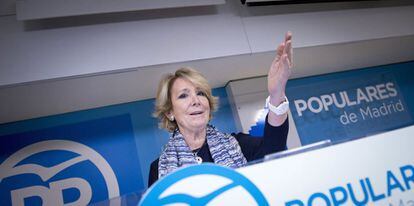 Aguirre durante la rueda de prensa de este domingo.