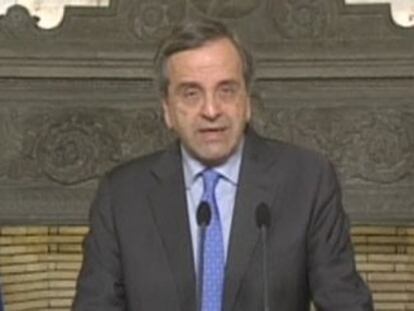 Andoni Samaras, primer ministro griego. 