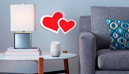 Si estás solo o sola en San Valentín, Google Home puede ser una divertida compañía