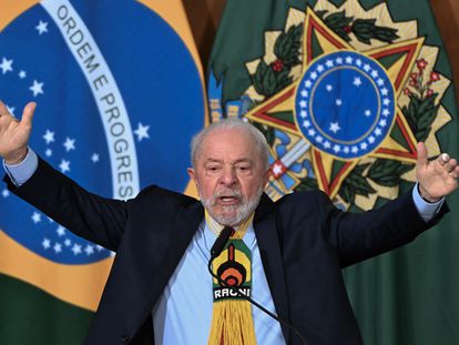 Lula da Silva, presidente de Brasil, en el Palacio del Planalto, en Brasilia, el pasado 5 de junio.