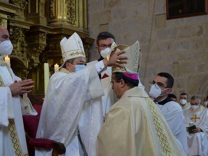 Acto de ordenación episcopal de Jesús Pulido Arriero como obispo de Coria-Cáceres, a comienzos de este año.