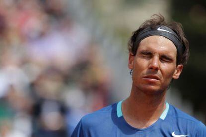 Nadal se lamenta en una imagen de archivo.