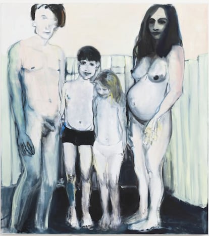 'Nuclear Family' (2013) de Marlene Dumas.