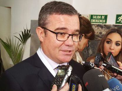 El reci&eacute;n elegido presidente de la FMM, el socialista Guillermo Hita. 