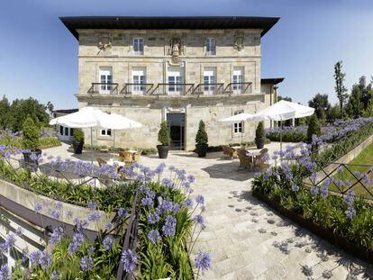 Fachada del hotel Palacio Urgoiti, en la localidad vizca&iacute;na de Mungia.&nbsp;