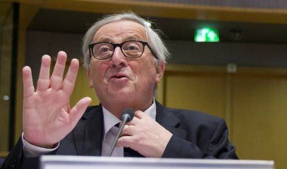 El presidente de la Comisión Europea, Jean-Claude Juncker, durante un acto en Bruselas, el pasado marzo.