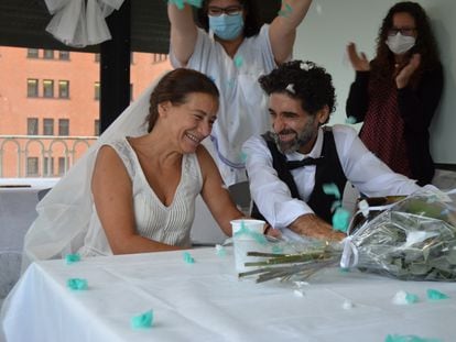 boda improvisada en el hospital Vall d´Hebron de Barcelona