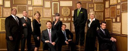 Los intérpretes de <i>Boston legal,</i> cuya tercera temporada se estrena mañana en Fox.