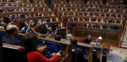 El pleno del Congreso de los Diputados.