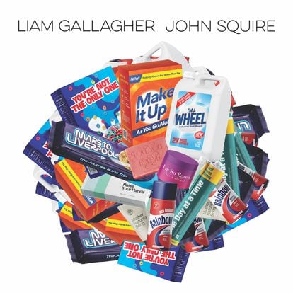Liam Gallagher and John Squire album cover. 
