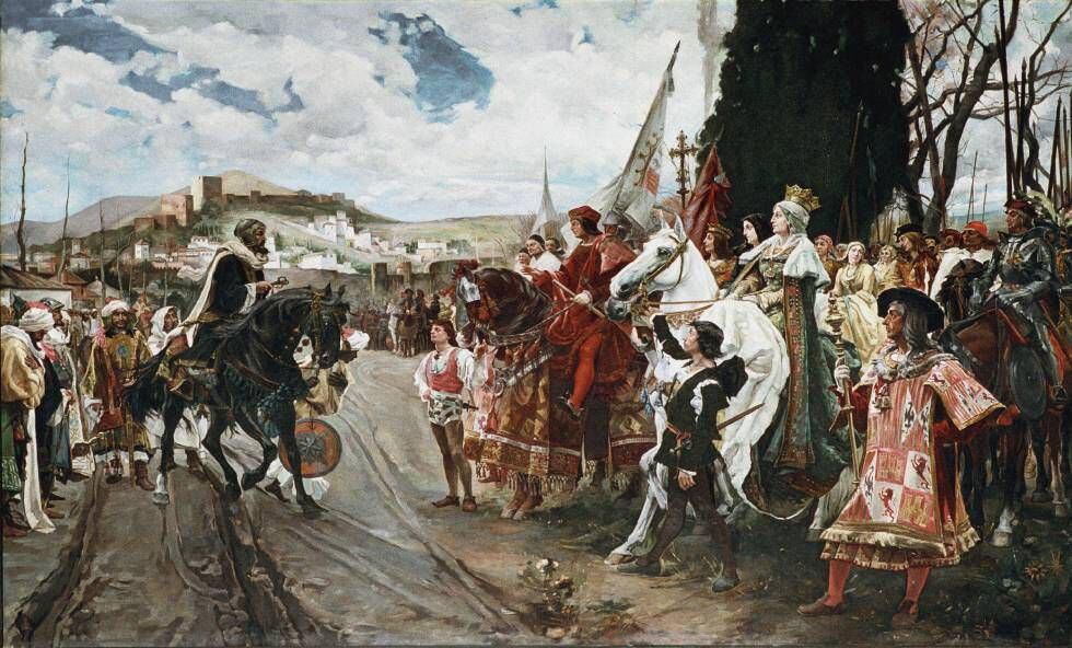 'La rendición de Granada' (1882), cuadro de Francisco Pradilla y Ortiz.