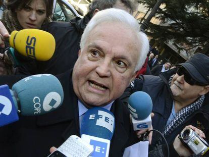 El expresidente de la Diputaci&oacute;n de Ourense, Jos&eacute; Luis Baltar, en 2013. 