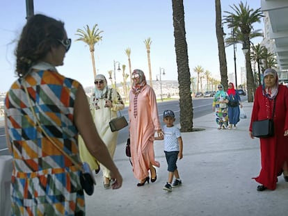 Una imagen de la avenida de Mohamed VI, junto al nuevo paseo marítimo.