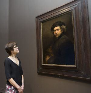 Betsy Wieseman, en la muestra sobre Rembrandt.