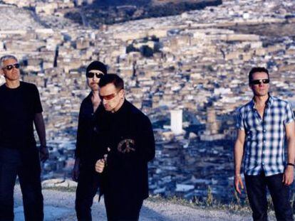 Una imagen del grupo U2 en Fez, en junio de 2007.