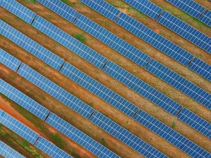 Paneles fotovoltaicos de EDP Renovables.
